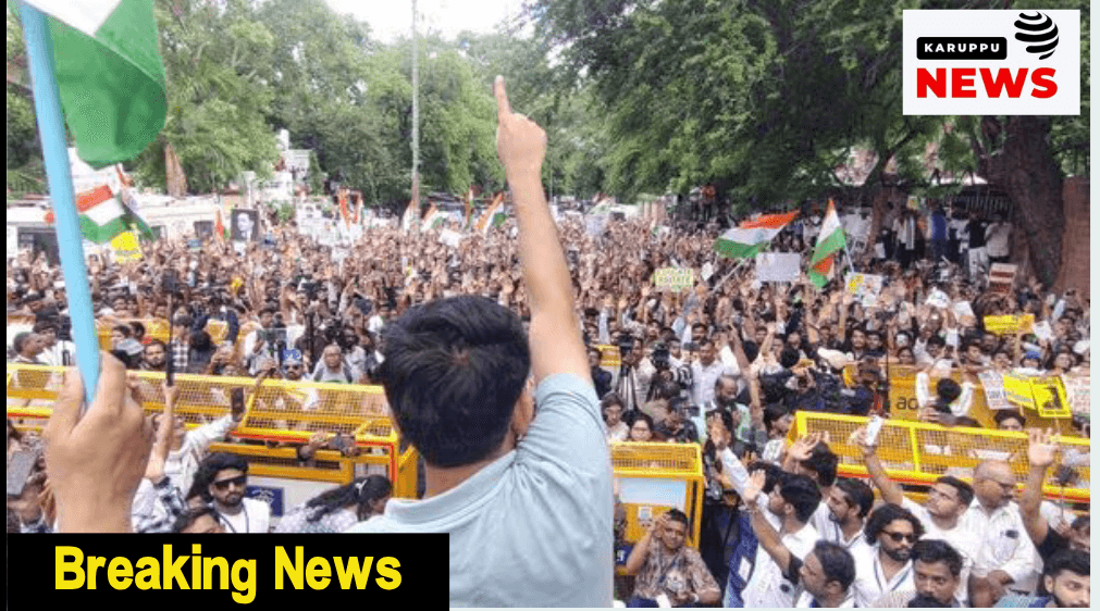 நாக்பூரில் ஆயிரக்கணக்கான இளைஞர்கள் குவிந்த போராட்டம்